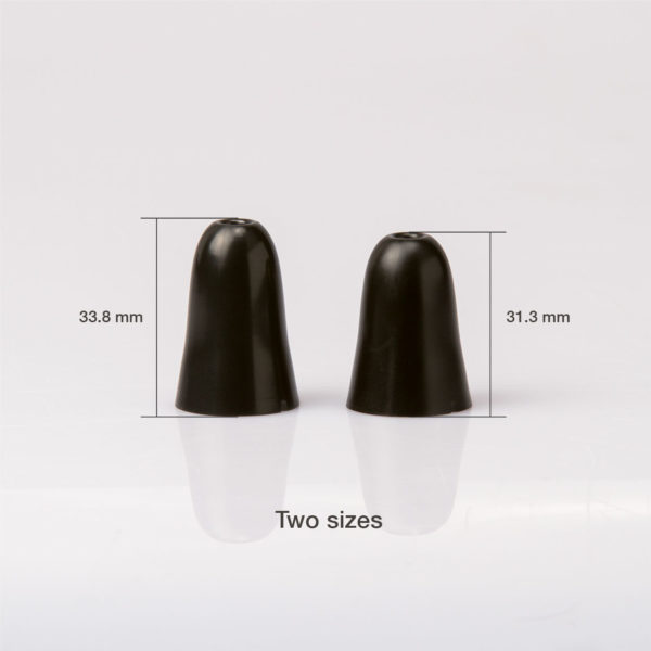 Two Klixer® cap sizes to fit any size of dreadlock